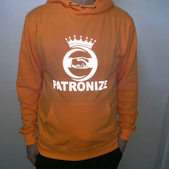 Orange Reflective Patronize Hoodie