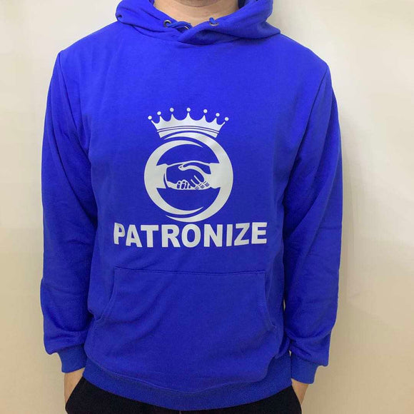 Royal Blue Reflective Patronize Hoodie