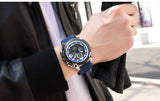 Patronize Blue Trend Hollow Dial Round Sports