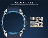 Patronize Blue and Yellow Luminous Chronograph Watch