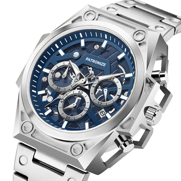 Patronize Stainless Steel Chronograph waterproof