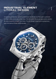 Patronize Stainless Steel Chronograph waterproof