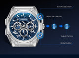 Patronize Stainless Steel Chronograph waterproof