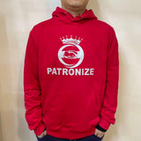 Red Patronize Reflective Hoodie