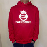 Red Patronize Reflective Hoodie
