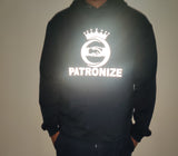 Navy Blue Patronize Reflective Hoodie