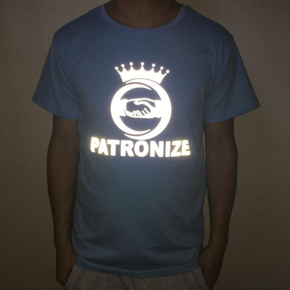 Baby Blue Reflective Patronize Shirt